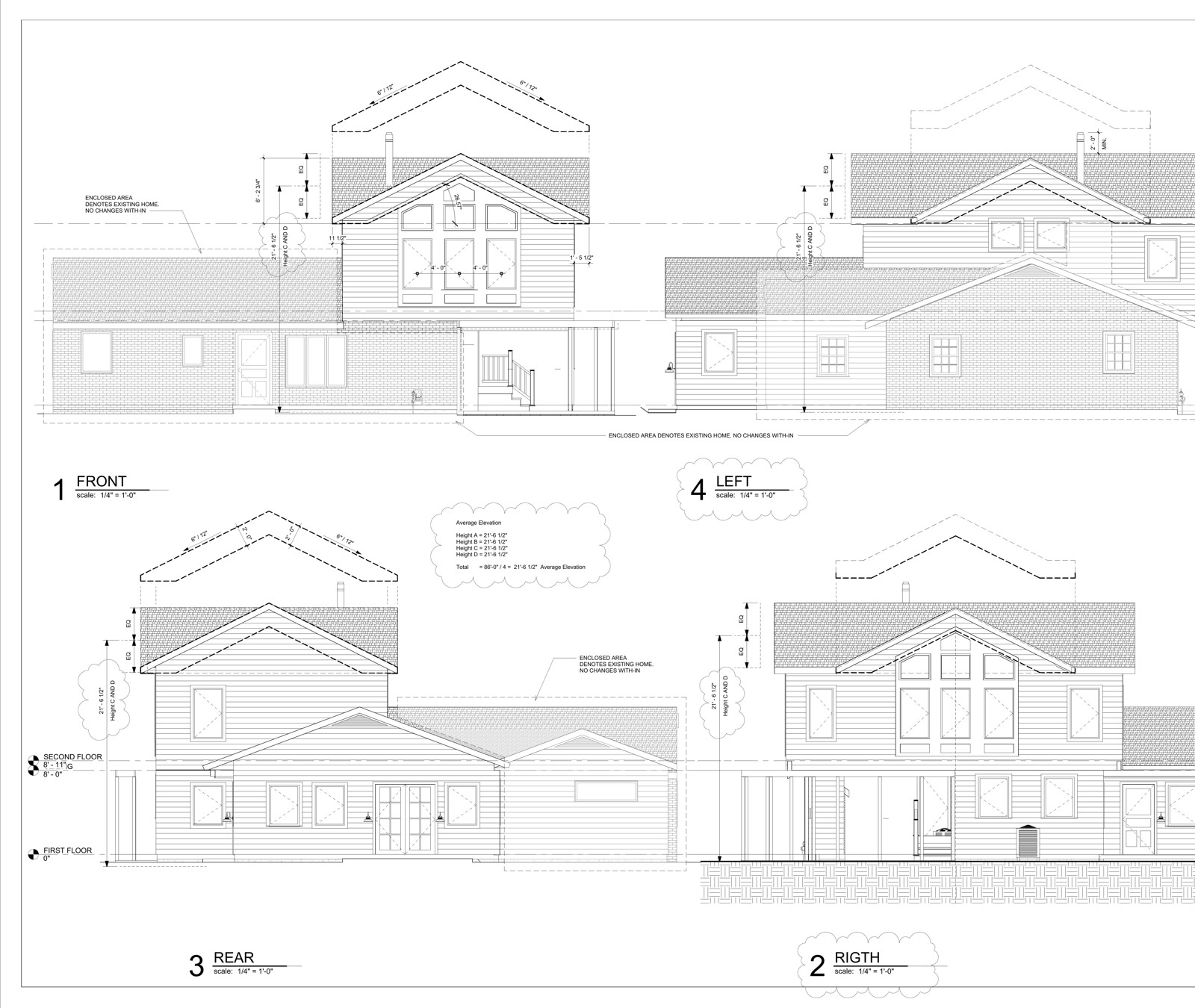 Springfield Residence — Exterior Elevations